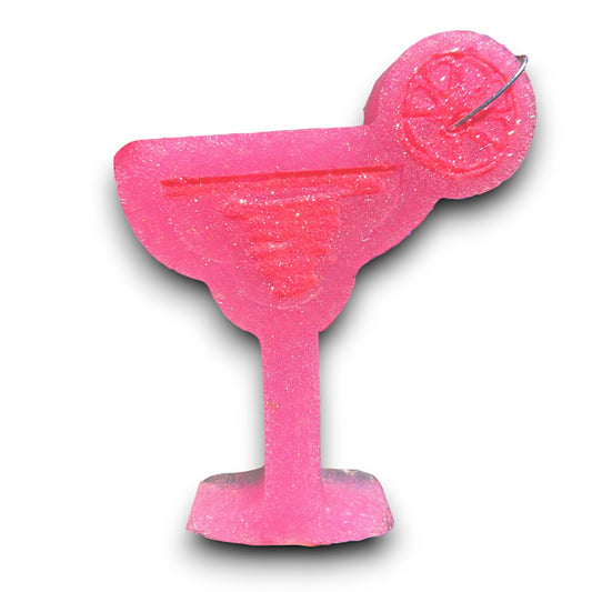 Cocktail glass Glitter Neon Fruity Car Freshener Car Accessories, Pink drink inspired by “Barbie”